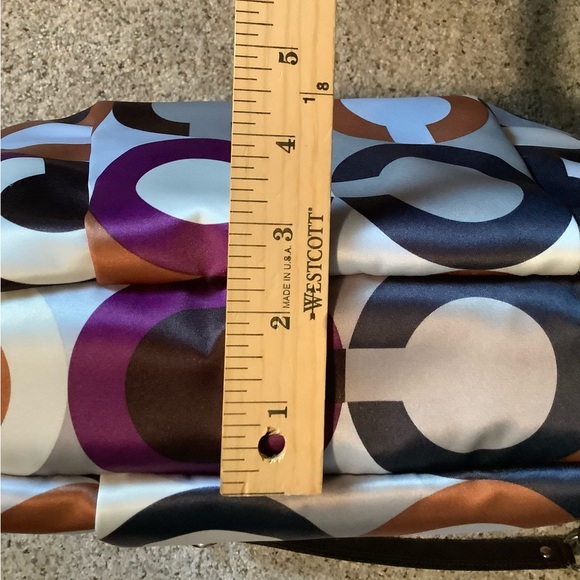 Coach Op Art Lindsey Lg bag & Scarf NWT #18599 Both Never Used! Perfect! - Picture 11 of 15